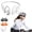 1*white, variant on Autovue Headphones,Autovue Povbuds Pro,Bone Conduction Headphones With Camera,Open‑Ear Bluetooth Headphones,Anti-Slip Secure Design,Video Stabilization,With HD Camera