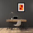 thumbnail image 3 of Stramel, Renee W. 18x24 Black Ornate Wood Framed with Double Matting Museum Art Print Titled - Monoprint III, 3 of 4