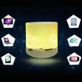 thumbnail image 2 of Equipo de sonido Irfora Mini altavoz inalámbrico Bluetooth, luz colorida, pequeña grieta, columna de sonido luminosa, altavoz, subwoofer, soporte portátil, tarjeta TF AUX Irfora Equipo de sonido, 2 of 7
