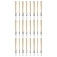 thumbnail image 1 of Uxcell 24Pcs 5.3" Pincel de pintura 0.5" de ancho con cerdas de nylon suave y mango de madera para paredes, armarios, cercas blancas, 1 of 5