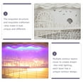 thumbnail image 4 of BRIGHTFUFU 1Set White -out Design Paper Lamp For Home Decor Festival Party 11.4X7.1X1.8In, 4 of 8
