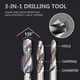 thumbnail image 5 of Juego de brocas para taladro combinadas 6 piezas Brocas para taladro métricas Leyfeng  Tornillo, 5 of 7