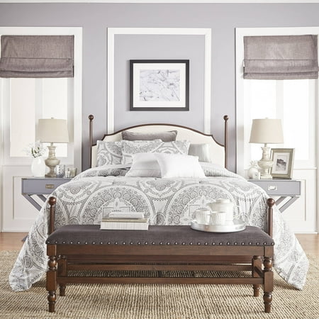 Natural Bronze Antique Flat - Weston Home Swindon Antique Bronze Metal Bed, Multiple Sizes