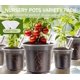 thumbnail image 4 of WandaQueen 30 paquetes de macetas transparentes para plantas de 3,5/4/5 pulgadas de plástico de alta transparencia con agujeros de drenaje incluye 20 etiquetas, 4 of 7