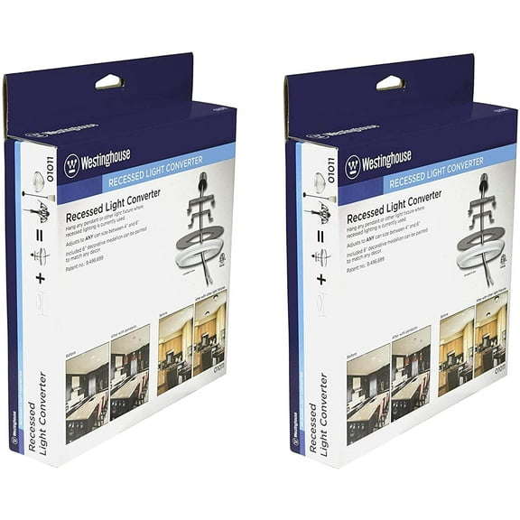 Westinghouse 0101100 Recessed Light Converter - 2 Pack