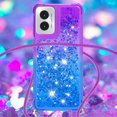 thumbnail image 4 of Funda para Motorola MOTO G Play 4G 2024 Brillantina Líquida Divertida Reluciente y con Cristales en Movimiento Cuerpo Cruzado con Cordón Ajustable, 4 of 5