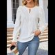 thumbnail image 5 of Camisa Formal Informal de Larga para Mujer, Estilo Ejecutivo, con Escote en V, para Trabajo, Moda de Otoño L, 5 of 7