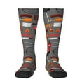 thumbnail image 1 of Balery BBQ Icons Calcetines novedosos Calcetines deportivos Calcetines hasta la rodilla Calcetines de algodón Calcetines originales y geniales, 1 of 6