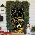 thumbnail image 6 of Euaioeiu Christmas Door Curtain Decorations, Waterproof Holiday Scene Background Cover for Home, 71 x 35 Inches, Polyester Fabric with Hanging Loop, Indoor Outdoor Party Photo Booth Decoration, 6 of 6