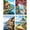 House Landscape 16x20in, variant on YALKIN 3pcs Seaside Love Easy Painting by Numbers for Adults Canvas Art DIY Paintings for Wall Decor Painting - 30x40cm/12x16in