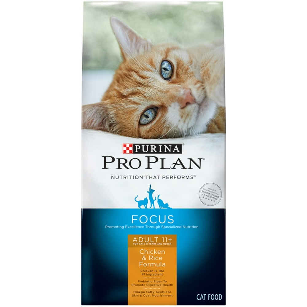 Purina Pro Plan FOCUS Adult 11+ Chicken & Rice Formula Senior Dry Cat