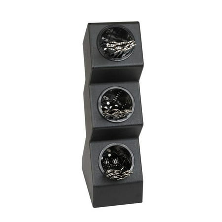 Dispense Rite Three compartment countertop flatware organizer VSCH-3BT