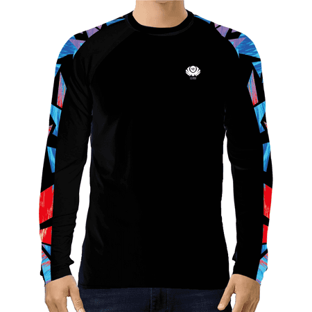 voofly UV Long Sleeve Shirt Men Long Sleeve Fishing Shirt Lightweight Moisture Wicking UPF 50+ Sun Protection Shirt Black L