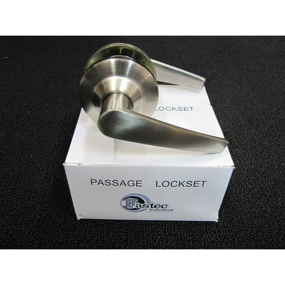 Mobile Home Door Knob Stainless Interior Lever Style handle. Passage Non-lock
