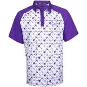 Hazard Cool-Stretch Men's Golf Shirt (Purple)