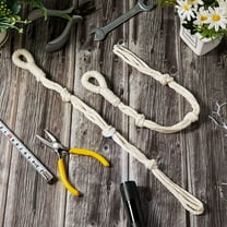 SWETRACE 4pcs Plant Hanger Extender Rope Durable Plant Hanging Basket Holder For Decoration For Flowerpot Display