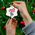 thumbnail image 5 of Music Student Ornament, Christmas Ornament 2025, Personalized Gift for Music Student Class Ceramic Snowflake Ornament Keepsake for Him or Her 211or41, 5 of 5