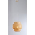 thumbnail image 4 of Aiwen Unique Geometric Rattan Pendant Light Modern Exquisite Hanging Ceiling Lamp, 4 of 7