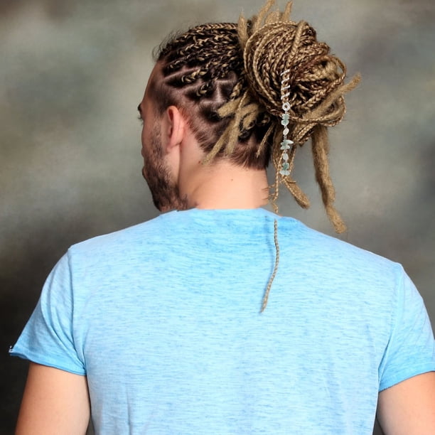 unbranded 6Ud Accesorios Para Dreadlocks Con Colgantes De Piedra Natural Estilo Boho Para Mujer