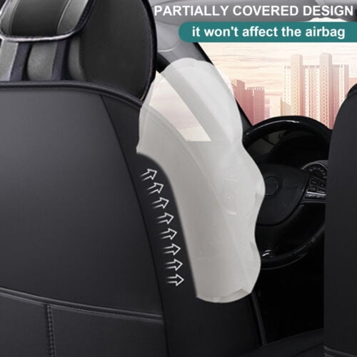 Tailored For 2005-2023 Toyota Tacoma Crew Cab/Double Cab SR,SR5,TRD Sport,TRD Off-Road Car Seat Covers Full Set, Black&Gray