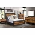 thumbnail image 6 of Picket House Furnishings Crow 65"W Wood Queen Bed in Brown/Black, 6 of 6