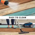 thumbnail image 4 of Farmhouse Aqua Brown Outdoor Rug 4x6 Ft, Non Slip Washable Area Rug, Vintage Wooden Striped Patio Rugs Carpet Runner, Large Floor Mat for Indoor/Outdoor Deck Porch Camping, 4 of 8