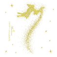 thumbnail image 5 of Naiovety Adhesivo estático de PVC de Navidad extraíble, pegatinas de ventana de Papá Noel, pegatinas de pared de copo de nieve para embellecer, Kits de decoración para fiestas dorado ins Elch, 5 of 5