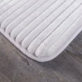 Mainstays Performance Ribbed Quick Dry Foam Bath Mat, 17" X 24", Soft