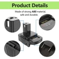 thumbnail image 3 of Adaptador de batería para batería Dewalt a Ryobi y para batería Milwaukee a Ryobi, convierte batería Dewalt de 20 V/Milwaukee de 18 V a Ryobi de 18 V One+ batería de iones de litio (solo adaptado, 3 of 6