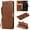 Brown, variant on Dteck Galaxy A10E Wallet Case, Premium PU Leather Wallet Flip Protective Phone Case Cover w/Card Slots & Kickstand for Samsung Galaxy A10E A10 E 2019 (Brown)