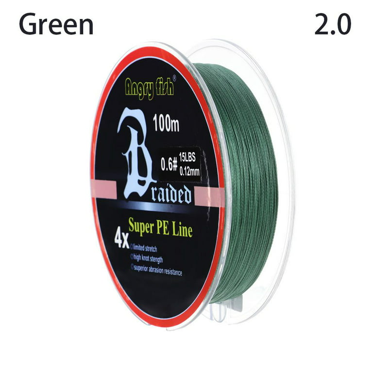 Innovative Wear Resistant Smooth Fish Supplies Multifilament Thread Fishing  Line PE Braid Angling Accessories GREEN 2.0