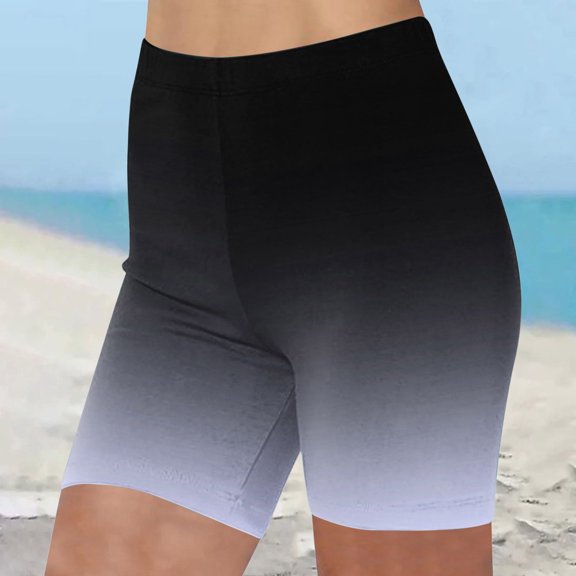 CLOISE Biker Shorts Women Gray L Summer Fashion Casual Yoga Shorts Elastic High Waisted Butt Lifting Shapewear Comfy Colorful Running Athletic Shorts