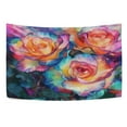 thumbnail image 5 of WOBOGO Dyeing Rose Tapestry 60×51in Home Living Room Bedroom Wall Hanging Ornaments, 5 of 10