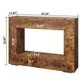 thumbnail image 6 of YYINGYING 47" Farmhouse Console Table, Wooden Entryway Table with Storage, Narrow Sofa Table for Hallway, Living Room, Entrance, Foyer, 6 of 8