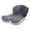 Black Gray, variant on OIUR L-Shaped Seat Cushion Memory Foam Cushion with Back Support Sciatica Relief Seat Cushion for Office Chair Car Seat Wheelchair Long Hours Sitting