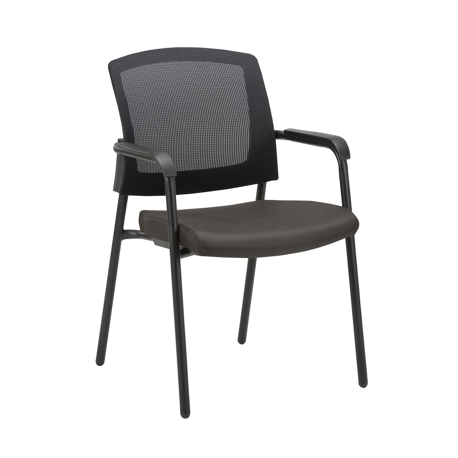 CLATINA Office Mesh Back Stacking Chair with Ergonomic Lumbar Support ...