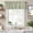 Green, variant on Modern White Farmhouse Short Window Curtain Valances, Minimalist Abstract Ribbon A Sketch Rt Rod Pocket Kitchen Valances for Living Room Bedroom Bathroom Cafe 54" x 18"