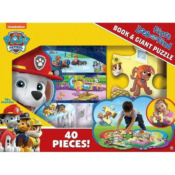 Nickelodeon Paw Patrol: First Look and Find Book and Giant Puzzle (Other)