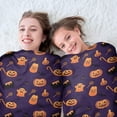 thumbnail image 5 of Halloween Treats Pattern Round Blanket,Comfortable Soft Flannel Throw Blanket,All Season,Warm Lightweight Blankets for Sofa Bed Couch Living Room Chair 60"x60", 5 of 5