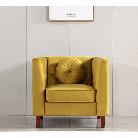 uspridefurniture chesterfield chair yellow product