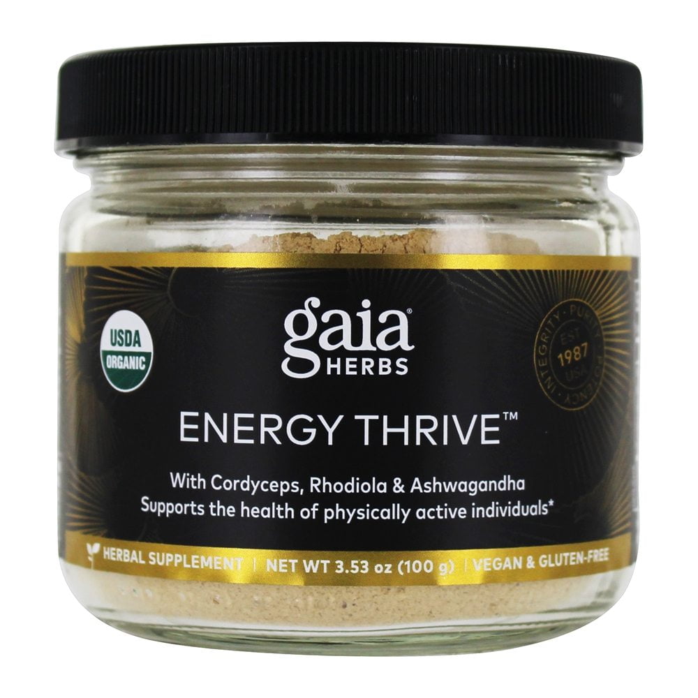 Gaia Herbs Energy Thrive Powder 3.53 oz.