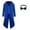 Blue, variant on Kids Retro Tailcoat Costume Boys Girls Long Dress Coat with Bow Tie Party Outfit