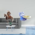 thumbnail image 2 of Letrero de escritorio Home Knight, adorno acrílico de caballero, figura de oso, bandeja de gato, estatua de resina, llavero, decoración multiusos, apt, 2 of 8