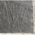 thumbnail image 4 of Landscape Staples 9-inch EXTRA LONG ~ Landscape Fabric Pins -Garden Staples Heavy Duty - Ground Cover Staples - Fence Anchors - Lawn Nails - Garden Stakes - Lawn Staples (25 Staples), 4 of 9