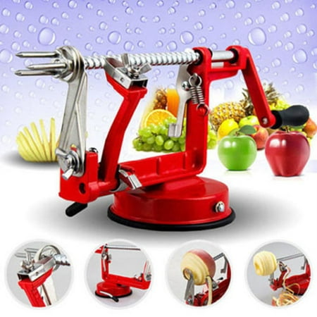 

3-in-1 Apple/Potato Peeler Corer Stainless Steel Hand-cranking Apple Peeler Slicer Peeler