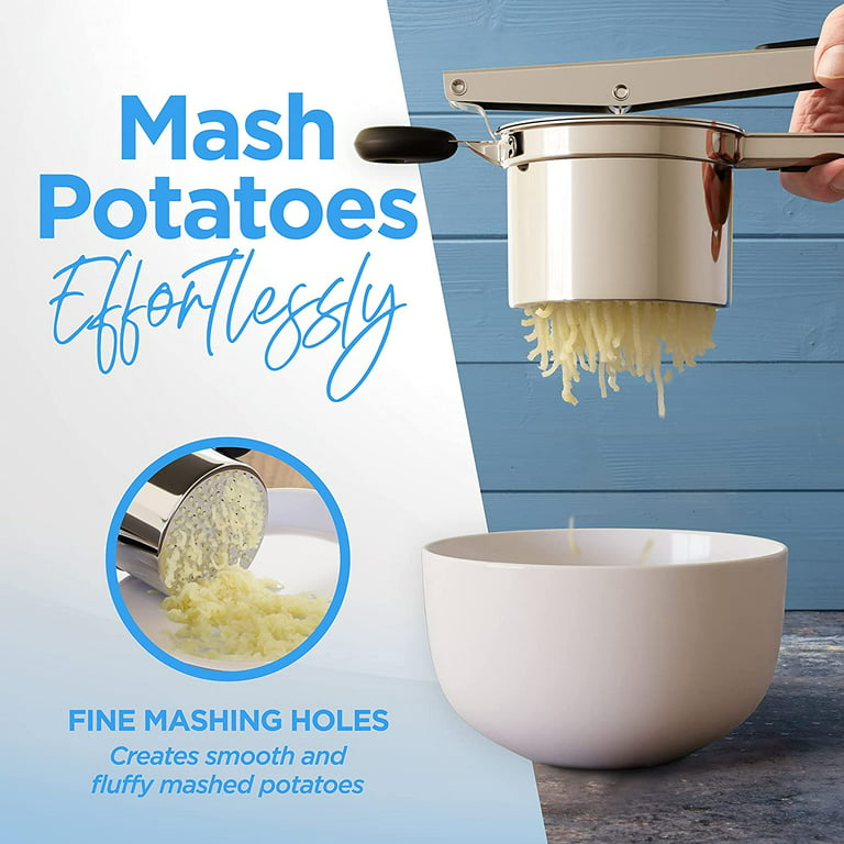 Beast Canteen Potato Ricer - 18/8 Stainless Steel Potato Masher and Ricer  Kitchen Tool, Makes Fluffy, Restaurant Quality Mashed Potatoes Easily price  in Egypt,  Egypt