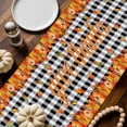 thumbnail image 2 of Thanksgiving Orange Table Runner, Autumn Thanksgiving Kitchen Dining Table Decoration for Home Party Decor 13x120 Inches, 2 of 9