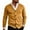 Orange, variant on Men's Youth Fashion Casual V Neck Long Sleeve Slim Fit Solid Color Knit Sweater for Modern Style and Comfort