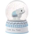 thumbnail image 3 of Precious Moments Love You Tons Elephant Musical Snow Globe, One Size, Blue, 3 of 5