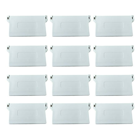 

12Pcs 89mm Plastic Blind Bottom Plates Portable Vertical Blind Bottom Plates